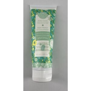Scentsy Body Cream 8oz Aloe Water & Cucumber Lotion Skincare New